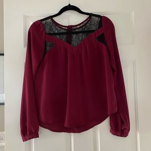 ASTR Maroon Blouse